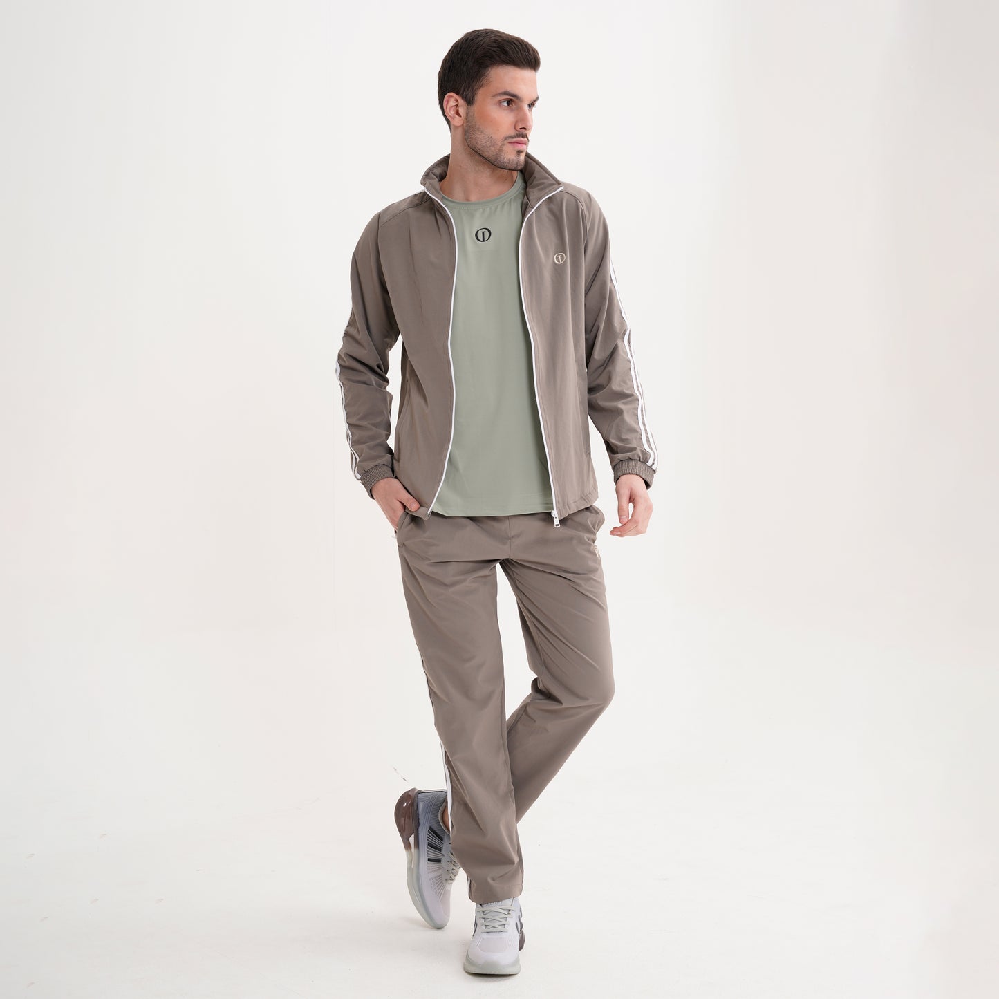 Amber Tracksuit Jungle with Green Tee