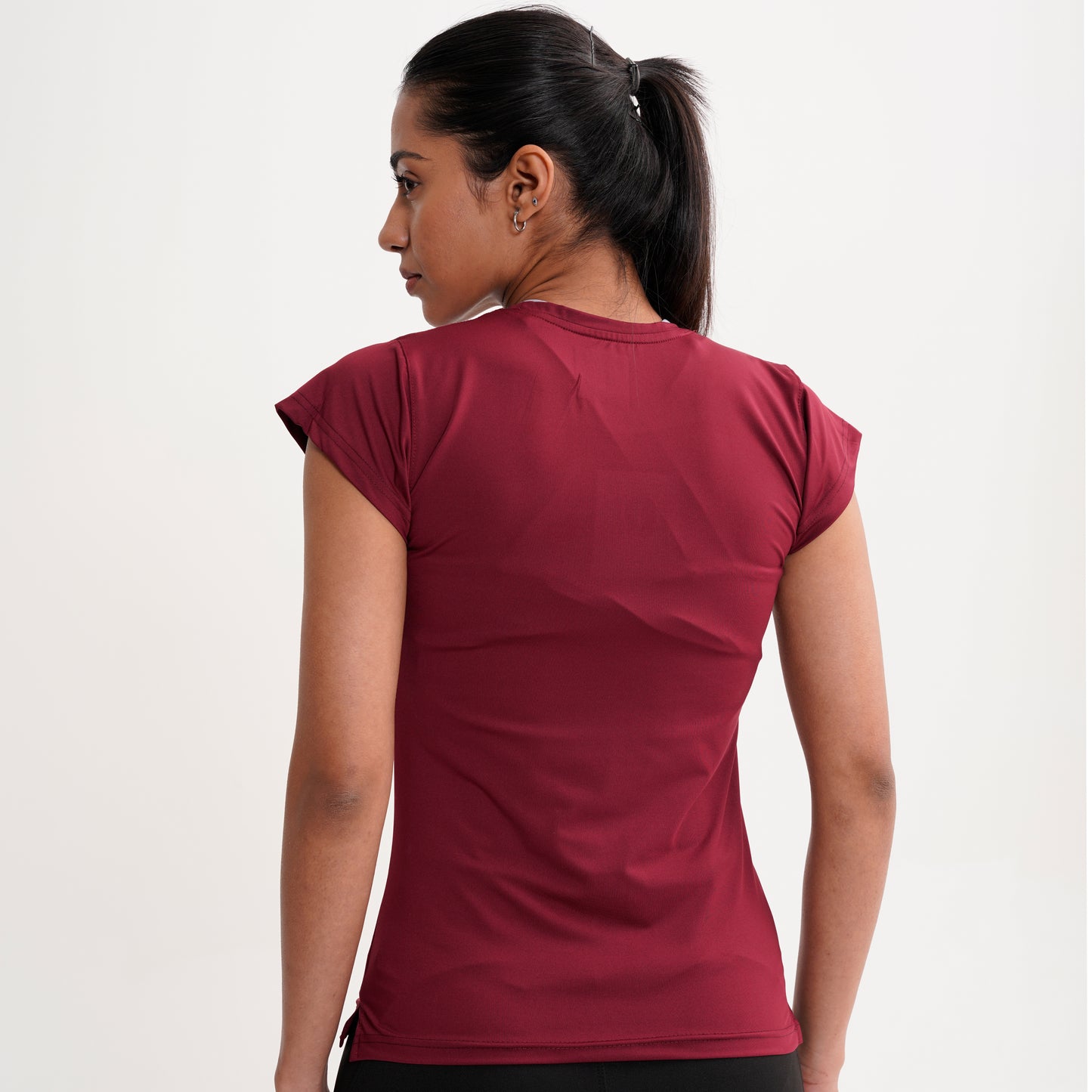 PR-II WOMEN TSHIRT: " MEHROON"