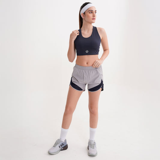 ODIN'S WOMEN POWER SHORTS: "Gray"