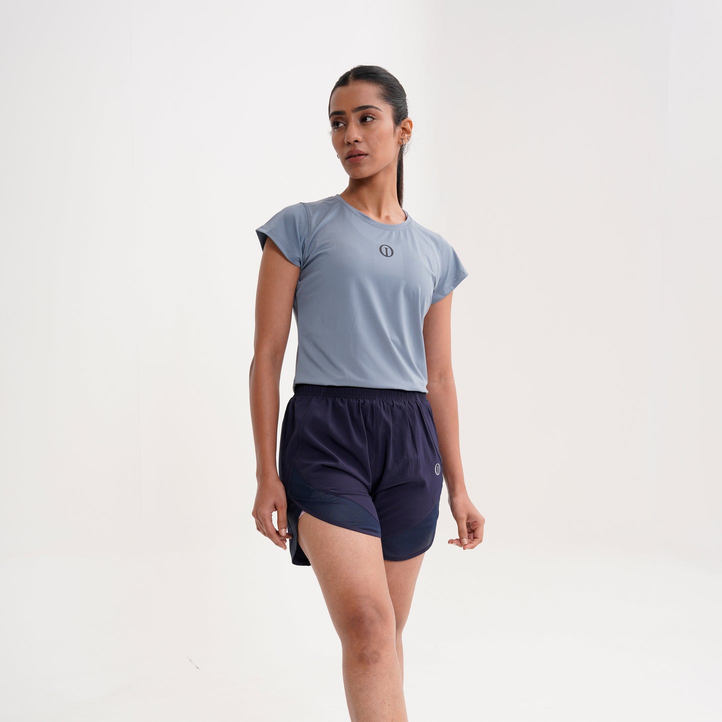 ODIN'S WOMEN POWER SHORTS:"NAVY BLUE"