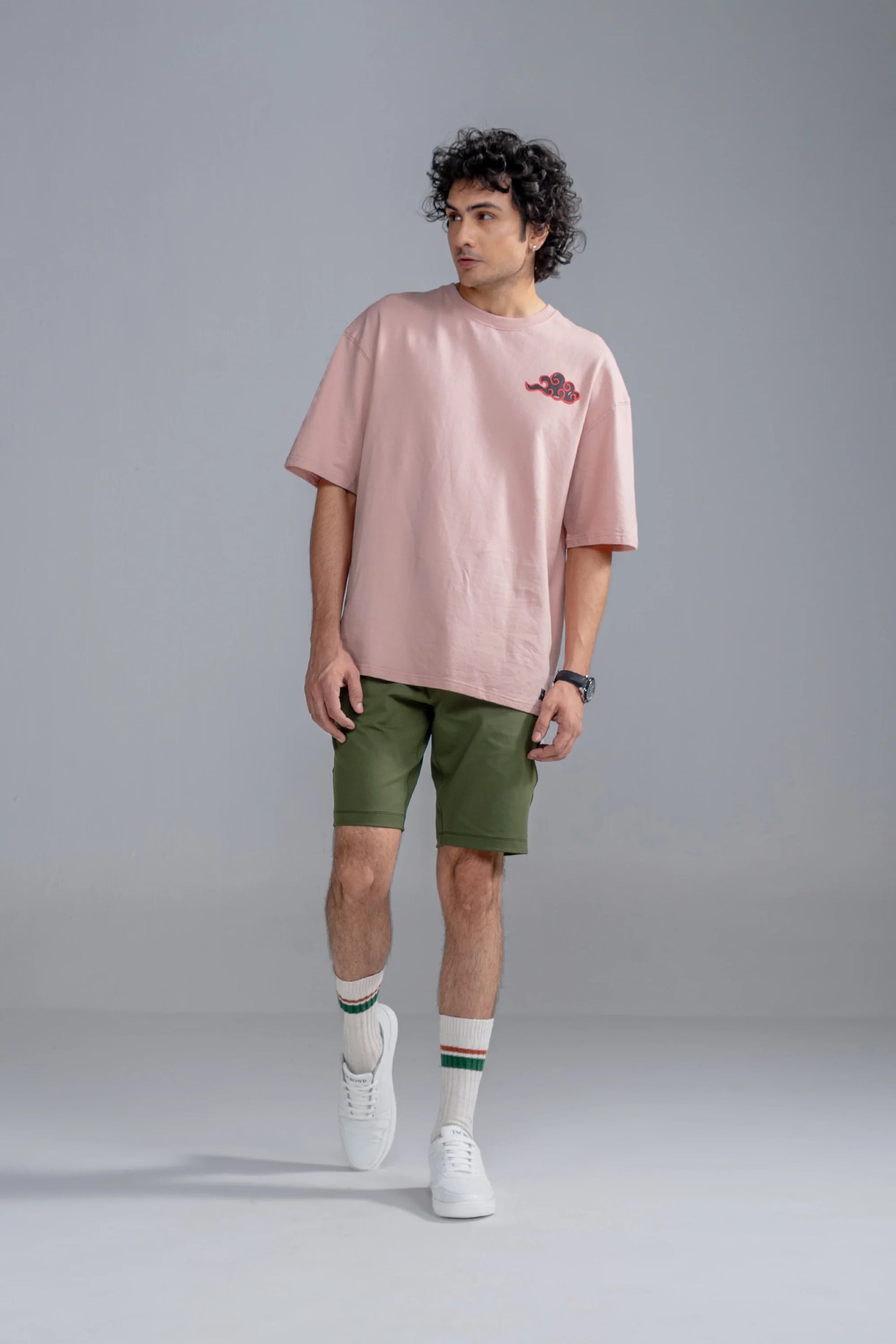 Uchiha Itachi Pink Drop Shoulder – Odin India - Main Image