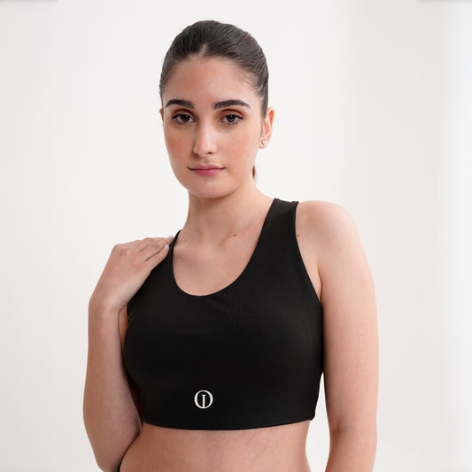 Odin Sports Bra:"Black"